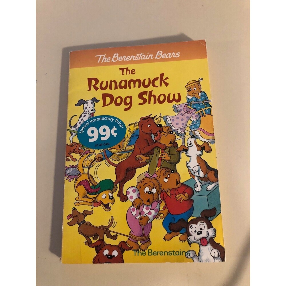 2001 “The Berenstain Bears: The Runamuck Dog Show“ Paperback Book” (MH186)
